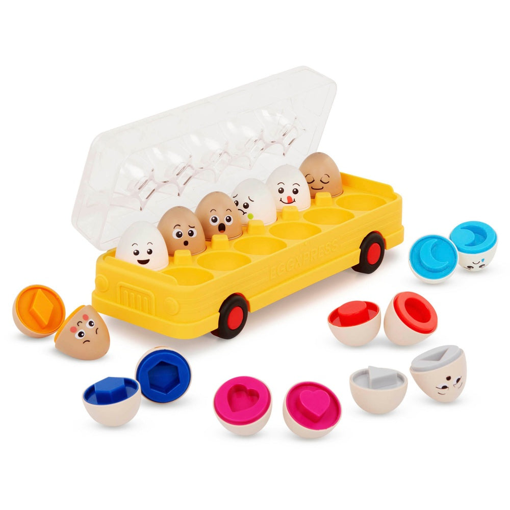 Match & Learn Eggs – Juego educativo de emociones y formas - Librería Educania