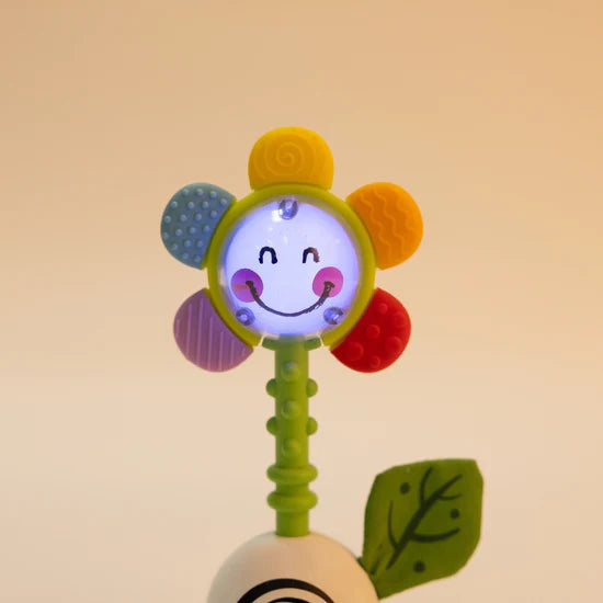 Sonajero flor agita y brilla – Sonajero luminoso para bebé - Librería Educania