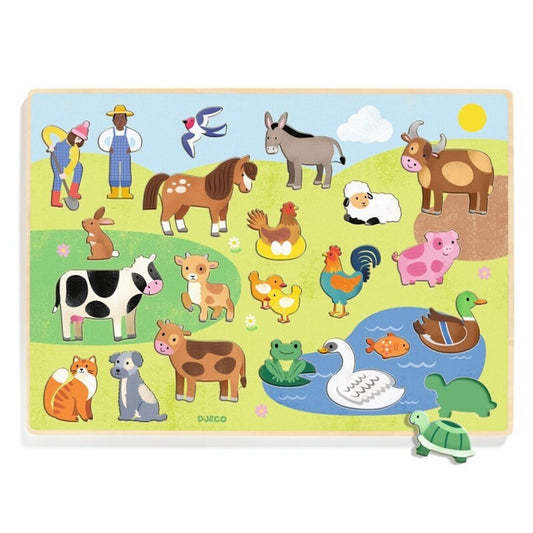 Encajable puzzlo Campo
