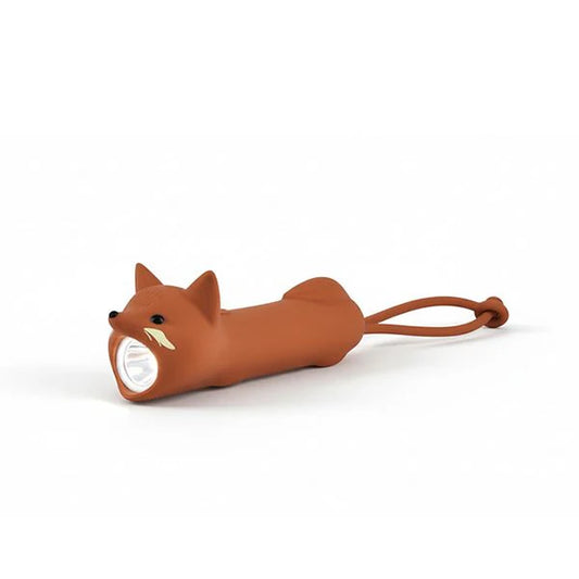 Linterna de silicona Zorro – Linterna infantil suave y recargable