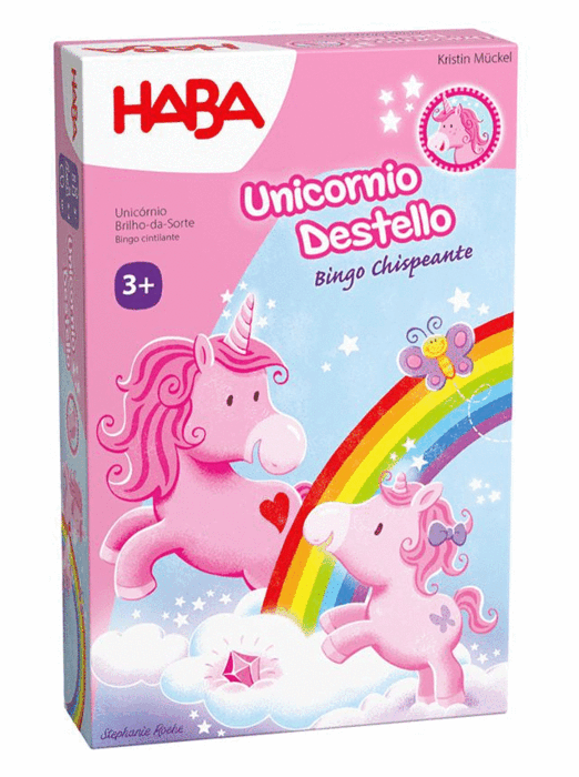 Unicornio destello Bingo chispeante – Figura de unicornio brillante