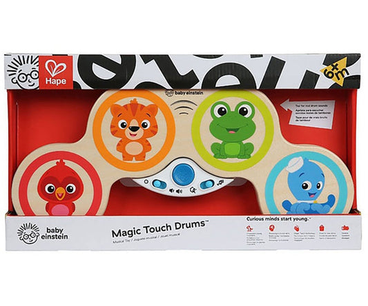 Tambores Magic Touch de Baby Einstein – Tambor musical interactivo - Librería Educania