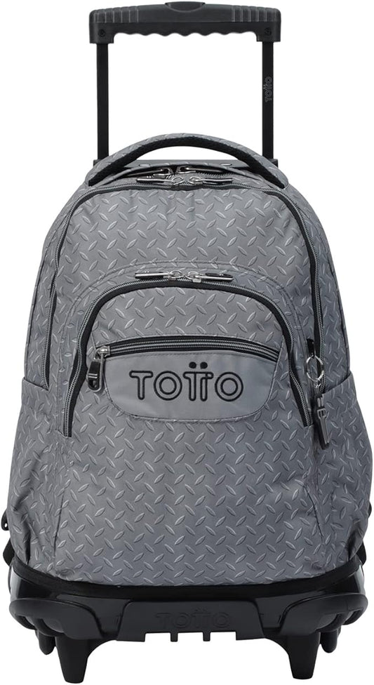 Mochila ruedas Renglones Gris metálico