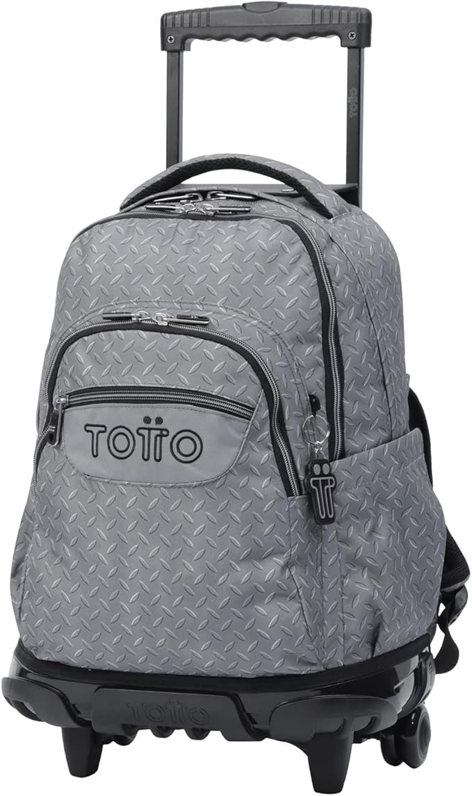 Mochila ruedas Renglones Gris metálico