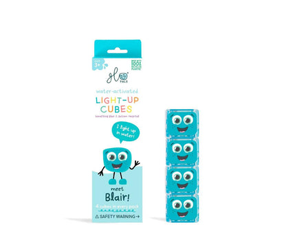 Cubos de luz Blair azul