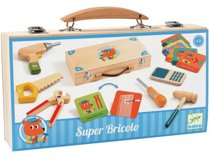 Super Bricolo – Caja de herramientas de madera