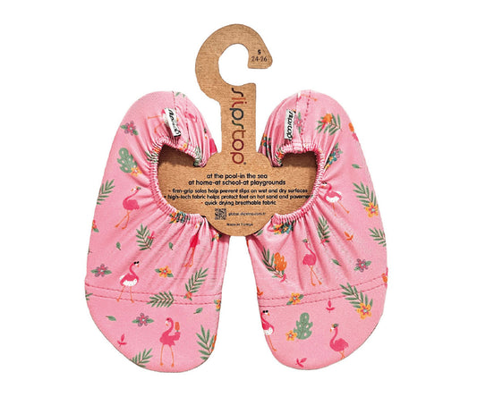 Zapatillas antideslizantes Flamingos – Zapatillas infantiles - Librería Educania