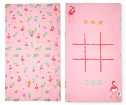 Toalla Flamingos L – Toalla infantil de playa y piscina