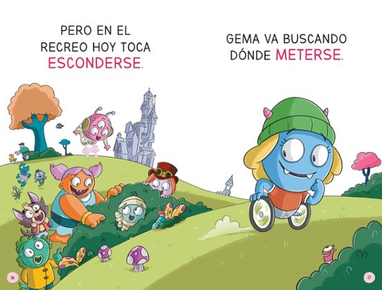 Aprende a leer en la Escuela de monstruos 12 - Una idea sobre ruedas