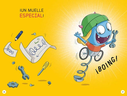 Aprende a leer en la Escuela de monstruos 12 - Una idea sobre ruedas