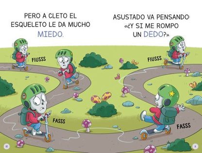 Aprende a leer en la Escuela de monstruos 21 - Esquelético pero frenético