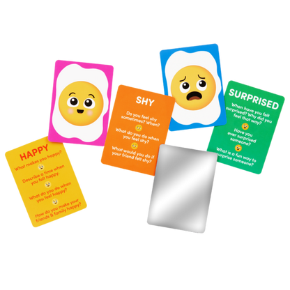 Match & Learn Eggs – Juego educativo de emociones y formas - Librería Educania