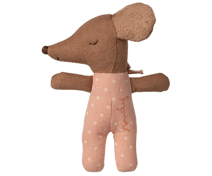 Bebé ratón dormilón en una caja de cerillas . Rosa – Ratón Maileg