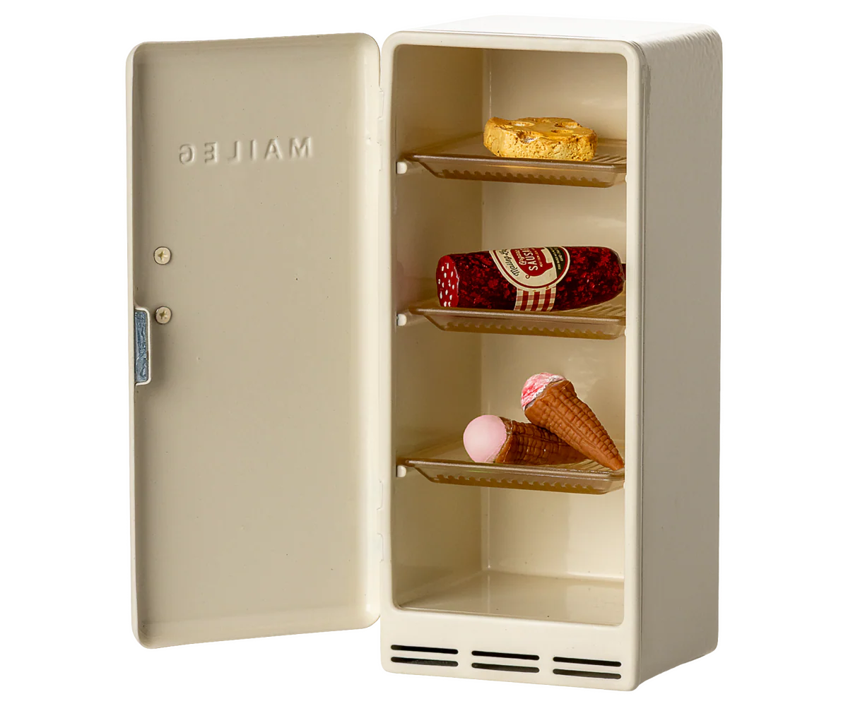 Frigorífico ratón . Blanco roto – Accesorio hogar Maileg - Librería Educania