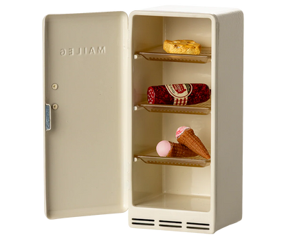 Frigorífico ratón . Blanco roto – Accesorio hogar Maileg - Librería Educania