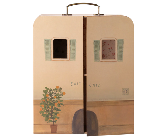 SuitCasa . Hermana y hermano ratón pequeños – Casa portátil