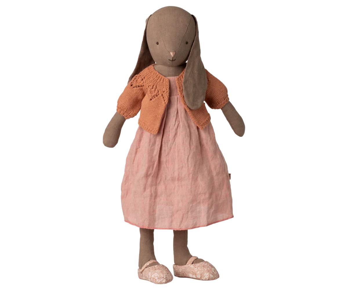 Cárdigan de punto Talla 4 . Rosa vintage – Ropa conejo Maileg - Librería Educania