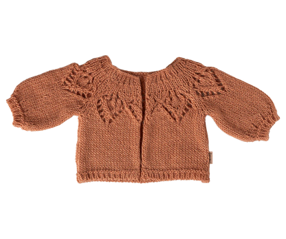 Cárdigan de punto Talla 4 . Rosa vintage – Ropa conejo Maileg - Librería Educania