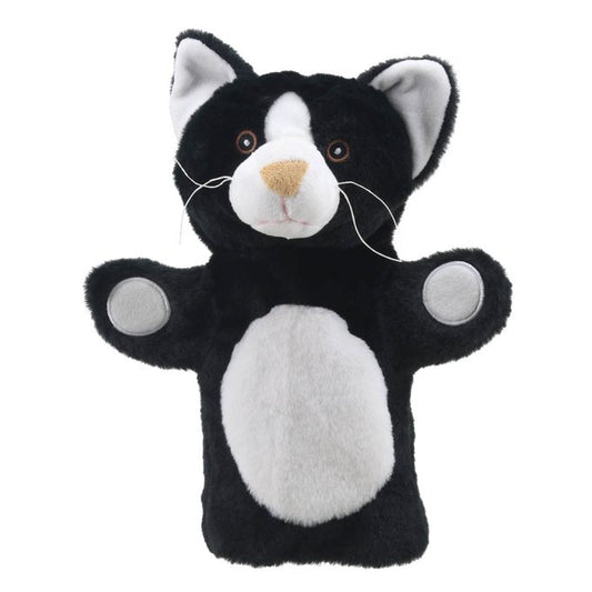 Marioneta gato Blanco y negro