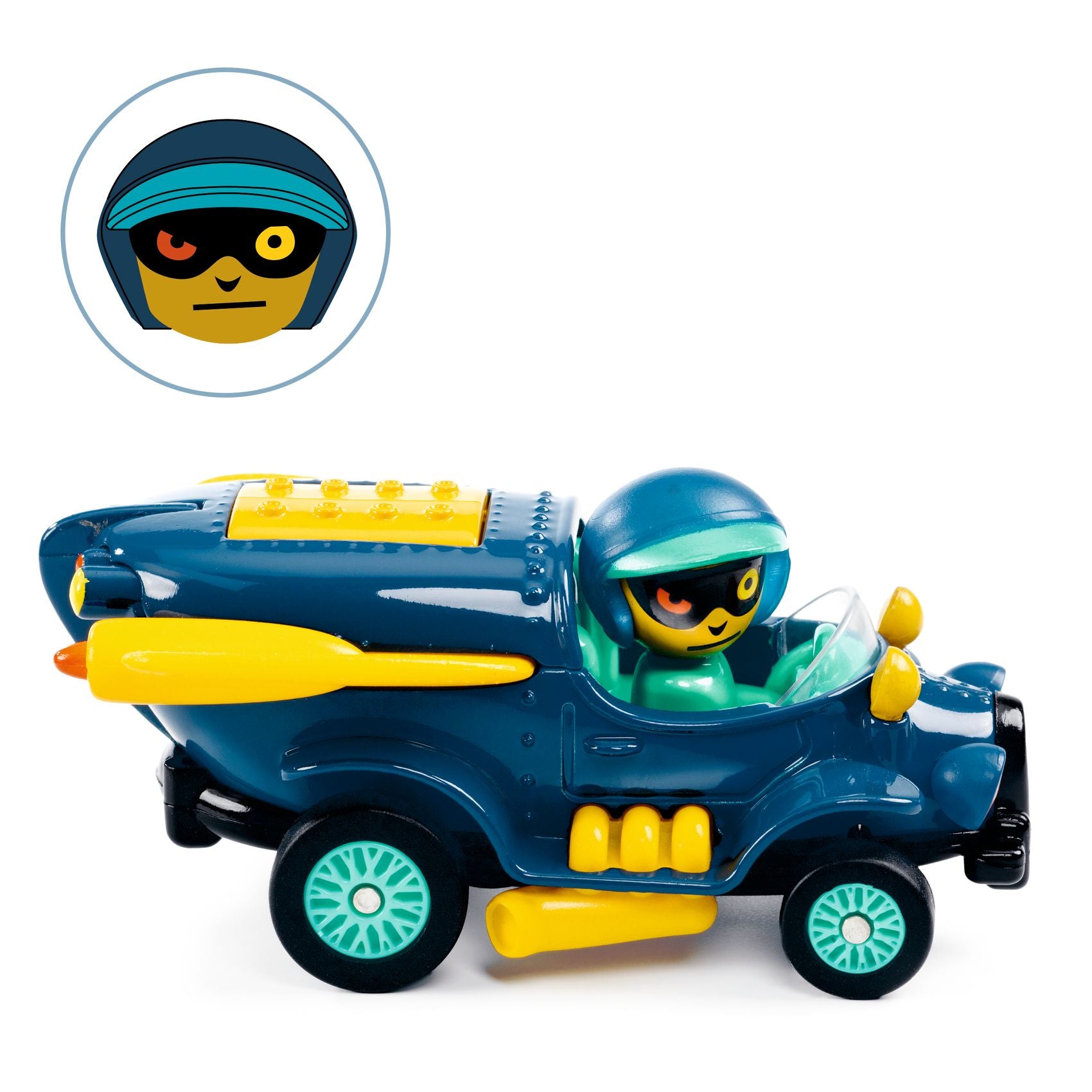 Crazy Motors . Nayy Flying  – Coche de carreras coleccionable - Librería Educania