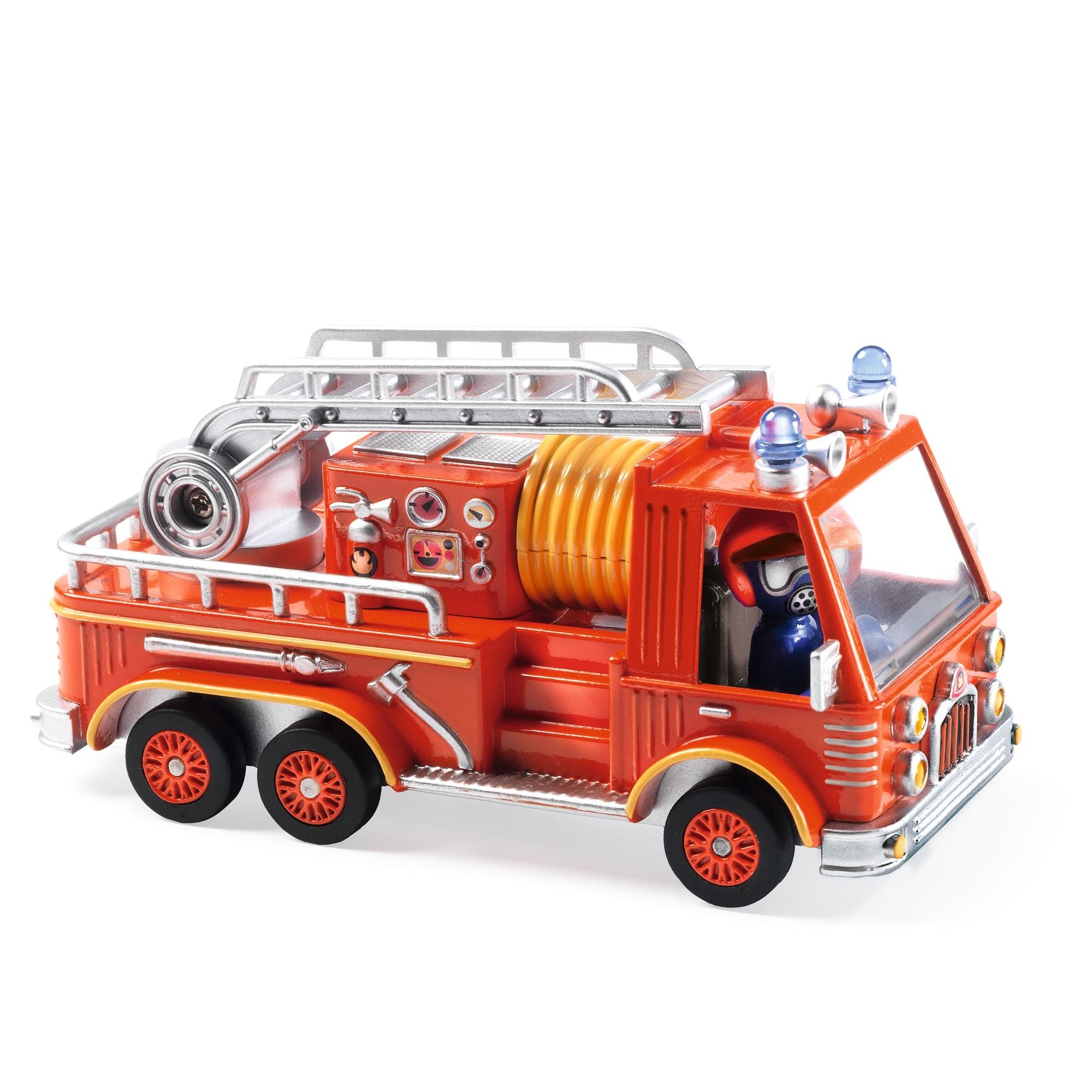 Crazy Motors . Captain Fire – Coche de carreras coleccionable - Librería Educania
