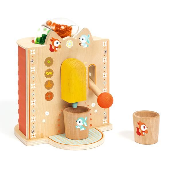 Cafetera Espresso de grano – Juguete de madera - Librería Educania