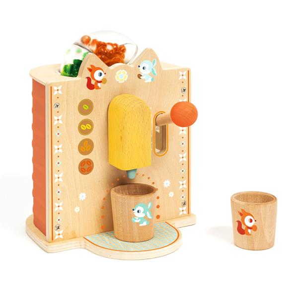 Cafetera Espresso de grano – Juguete de madera - Librería Educania
