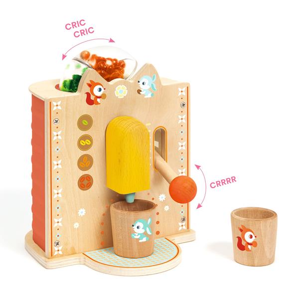 Cafetera Espresso de grano – Juguete de madera - Librería Educania