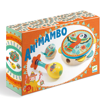 Set de 3 instrumentos Animambo