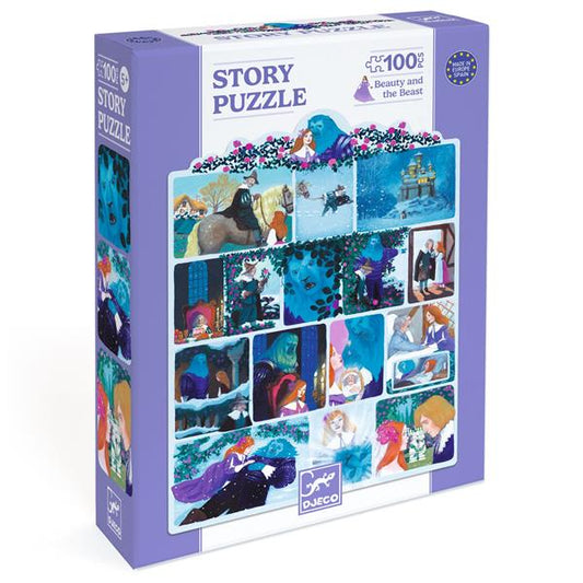 Puzzle cuento La bella y la bestia