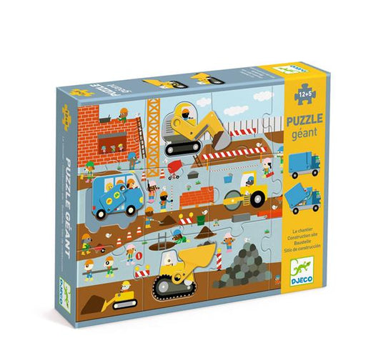 Puzzle gigante - Sitio de construcción