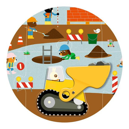 Puzzle gigante - Sitio de construcción