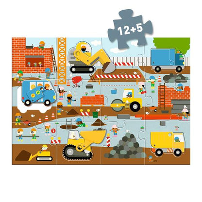 Puzzle gigante - Sitio de construcción