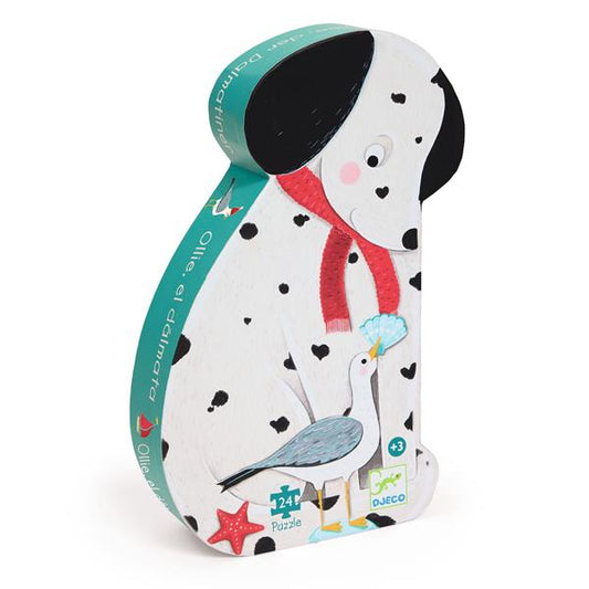 Puzzle silueta . Ollie, el dálmata – Puzzle infantil - Librería Educania