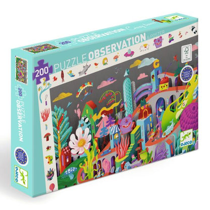 Puzzle observación . Crazy town – Puzzle infantil de observación