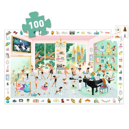 Puzzle observación . La escuela de baile – Puzzle infantil de observación - Librería Educania