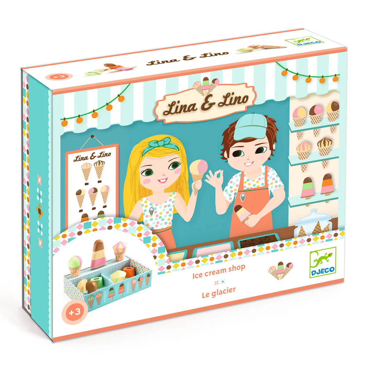 La heladería de Lina & Lino – Juego simbólico de heladería