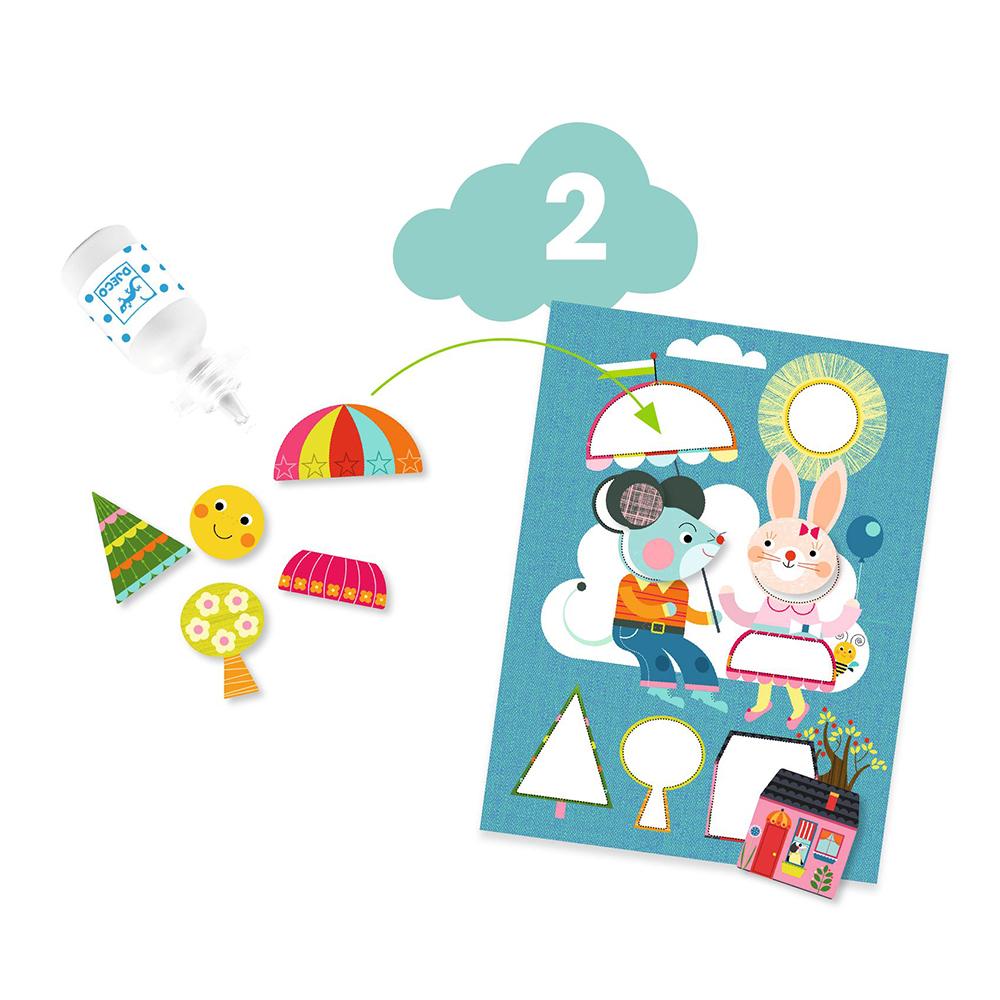 Cofre multiactividades . El gato y sus amigos – Set creativo infantil