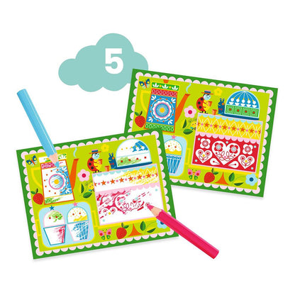 Cofre multiactividades . El gato y sus amigos – Set creativo infantil