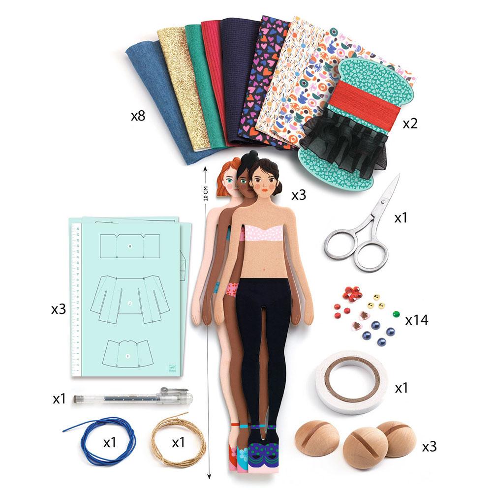 La moda de Marie – Kit creativo de diseño de moda - Librería Educania