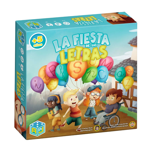 La fiesta de las letras – Juego educativo de letras - Librería Educania