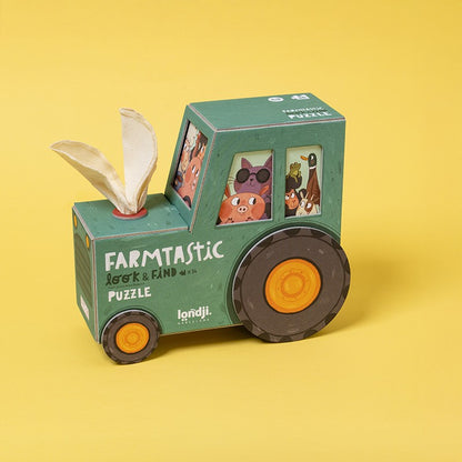 Puzzle Farmtastic – Puzzle de granja con juego de observación - Librería Educania