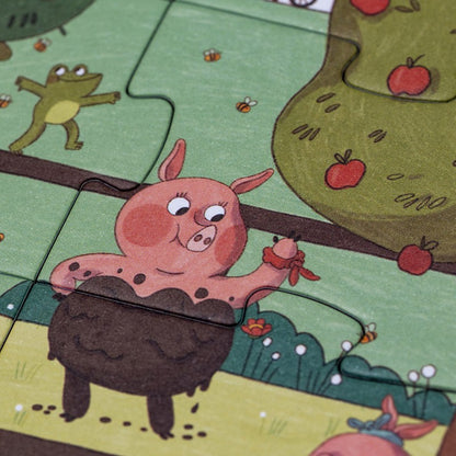 Puzzle Farmtastic – Puzzle de granja con juego de observación - Librería Educania