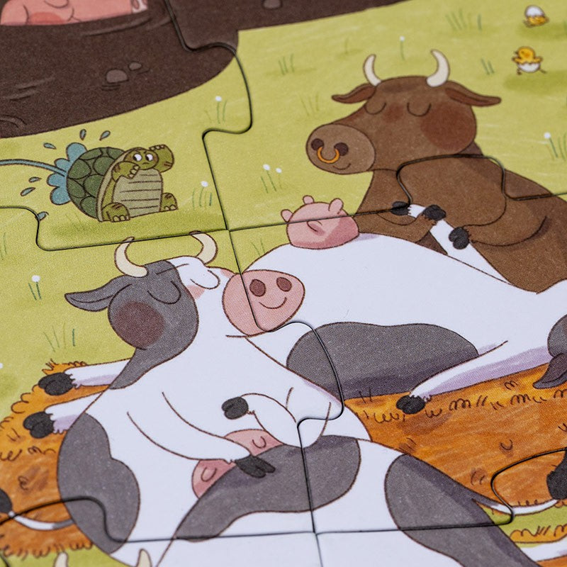 Puzzle Farmtastic – Puzzle de granja con juego de observación - Librería Educania