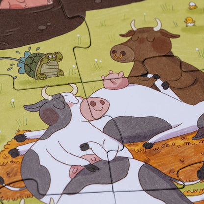 Puzzle Farmtastic – Puzzle de granja con juego de observación - Librería Educania
