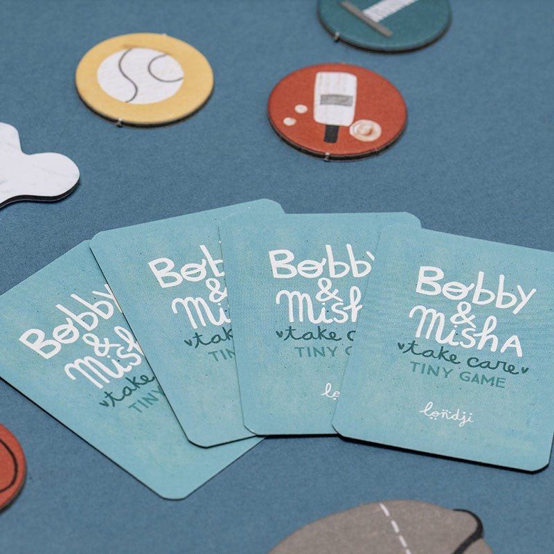 Bobby & Misha . Tiny game – Juego de memoria infantil de mascotas - Librería Educania