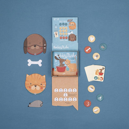 Bobby & Misha . Tiny game – Juego de memoria infantil de mascotas - Librería Educania