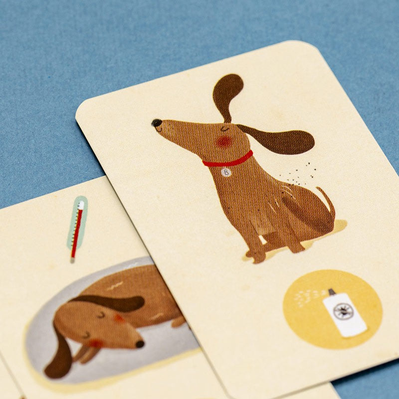 Bobby & Misha . Tiny game – Juego de memoria infantil de mascotas - Librería Educania