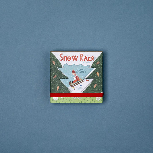 Snow race . Tiny game – Juego de carreras infantil con dado y tablero - Librería Educania