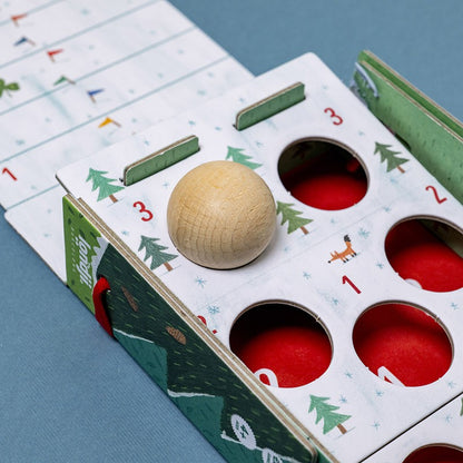 Snow race . Tiny game – Juego de carreras infantil con dado y tablero - Librería Educania